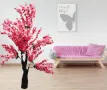 Изкуствено декоративно дърво, Цъфтяща сакура, 1.7 м, снимка 2