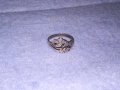 СТАРИНЕН ФЛОРАЛЕН СРЕБЪРЕН АР НУВО ПРЪСТЕН ВИСОКА ПРОБА СРЕБРО МАЙСТОРСКА АЖУРНА ИЗРАБОТКА 35017, снимка 12