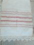 Старинна кенарена кърпа с дантела №1, снимка 1 - Антикварни и старинни предмети - 29987185