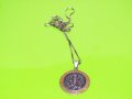 сребърен медальон, икона и ср. синджирче  Йоан Рилски Чудотворец, Иван Рилски - покровителят и защ, снимка 4