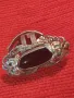 BERRAK 925 СТАР АрНУВО АМЕРИКАНСКИ СРЕБЪРЕН ПРЪСТЕН СРЕБРО 925 с ЧЕРЕН ОНИКС и НУЖДА от РЕМОНТ 46786, снимка 13
