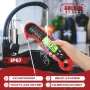 Дигитален кухненски термометър AWLKIM – IP67, подсветка, червен, снимка 4