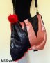 #Асиметрична #дамска #чанта от #естествена #кожа + #подарък! Ръчна изработка!
