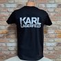 Нова мъжка тениска с дигитален печат Karl Lagerfeld С ГРЪБ, снимка 3