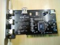 PCI-E card to Firewire 1394a (3+1) ports, снимка 2