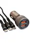 Адаптер за зарядно с 2 USB порта и кабел, снимка 2