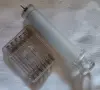 Винтидж френска стъклена спринцовка Flamiver и унгарски винтидж игли Medicor Record. , снимка 6