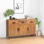 vidaXL Сайдборд, кафяв, 110x35x70 см, борова дървесина масив(SKU: 349919), снимка 2
