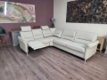 ПРОМОЦИЯ!Светло кремав ъглов диван от плат Dakar с ел.релакс механизъм, снимка 12