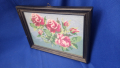 Гоблен, рози с рамка и стъкло, снимка 5
