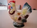 Уникална порцеланова фигура кокошка солница пиперница , снимка 8
