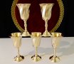 Бронзови чаши за ракия,многостен. , снимка 1 - Антикварни и старинни предмети - 38068388