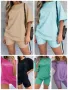 Дамски летен комплект от тениска и подходящи шорти, 6цвята , снимка 1