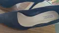 Нови черни велурени обувки на висок ток NLY Shoes, размер 39, снимка 2