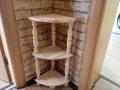 Ъглова етажерка (натурална) !!!, снимка 4
