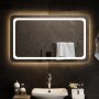 LED огледало за баня, 100x60 см