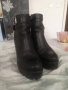 дамски боти с ток естествена кожа 38номер, снимка 2