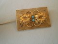  Арт Десо  брошка БОХЕМИЯ филигран, снимка 2
