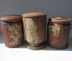 3 стари дървени кутии за подправки, дърво, снимка 1 - Антикварни и старинни предмети - 29593005