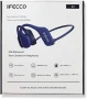 НОВИ IFECCO водоустойчиви слушалки с костна проводимост, IP68,  Bluetooth, 8GB Вградена памет, MP3, снимка 6