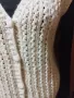 Бял плетен елек, снимка 7
