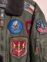 Top Gun B-15 Flight Jacket With Patches., снимка 3
