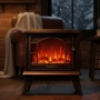 Ретро камина с ефект на пламък, снимка 3
