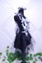 Детска рокля за латино танци в черно и бяло, снимка 1 - Детски рокли и поли - 38946637