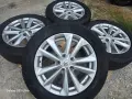 Лети джанти 17ки 5х114.3 Nissan + летни гуми 215/60/17 Barum, снимка 1