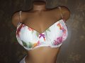 Hunkemoler 80 D-Перфектен сатенен сутиен с твърди чашки с флорален принт , снимка 6