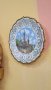 Красива антикварна френска порцеланова чиния за стена Limoges , снимка 3