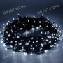 Верига 50м с 250бр светещи коледни лампички 3 цвята 8 режима светене, снимка 4