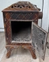 Стара кахлена - емайлирана печка, снимка 8