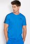  adidas blue Essential 3 Stripe - страхотна мъжка тениска