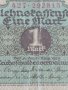 Райх банкнота 1 марка 1920г. Германия перфектна за колекционери 28270, снимка 2