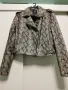 Дамско велурено яке змийски принт, снимка 4