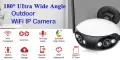 4K 8MP Wifi външна панорамна широкоъглна 180° IP камера, снимка 1