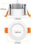 LEDLightsWorld 5 см LED вградено осветление, димируема таванна лампа, 3W, 3000K, CRI80, 6 броя, снимка 5
