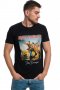 Нова мъжка тениска с дигитален печат на музикалната група IRON MAIDEN - The trooper , снимка 1 - Тениски - 28263660