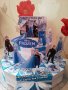 Картонена торта Замръзналото кралство Frozen , снимка 3