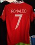 Cr7 Man Unaited Red And Black Комплект тениска шорти сезон 2023 ново Роналдо  / Ronaldo, снимка 2