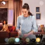 Смарт крушка Philips Hue Filament Globe E27, G125, снимка 6