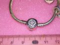 PANDORA ПРЕКРАСНА ГРИВНА с ИСКРЯЩИ КРИСТАЛИ и ЕМАЙЛ МНОГО ЕФЕКТНА КРАСИВА 31185, снимка 8