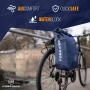 Велосипедна чанта Forrider 3 в 1 за багажник с раница, водоустойчива 27 LI, светлоотразителна I, вел, снимка 3