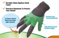 Градинарски ръкавици Garden Genie Gloves, Комплект 2 бр., с нокти, Черно/Зелени, снимка 5