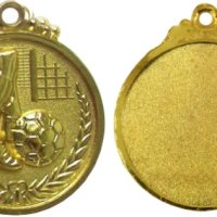 Медал 5 см футбол с трикольорна лента. Предлага се в три цвята: златен, сребърен и бронзов. Медалът , снимка 2 - Футбол - 31559869