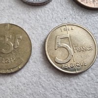 Монети. Белгия. Белгийски франк . 1 , 5, 20  и 50 франка.  7 бр ., снимка 4 - Нумизматика и бонистика - 42335140