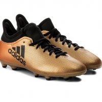 бутонки  adidas X 17.3 Fg Jr CP8990 gold golden номер 36.37,38 , снимка 2 - Детски обувки - 30889390