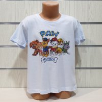 Нова детска тениска с дигитален печат PAW Patrol (Пес патрул), снимка 6 - Детски тениски и потници - 36598911