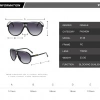 Слънчеви очила Carrera ЧЕРНИ!, снимка 10 - Слънчеви и диоптрични очила - 14709361